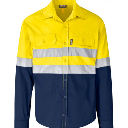 Access vented two-tone reflective work shirt