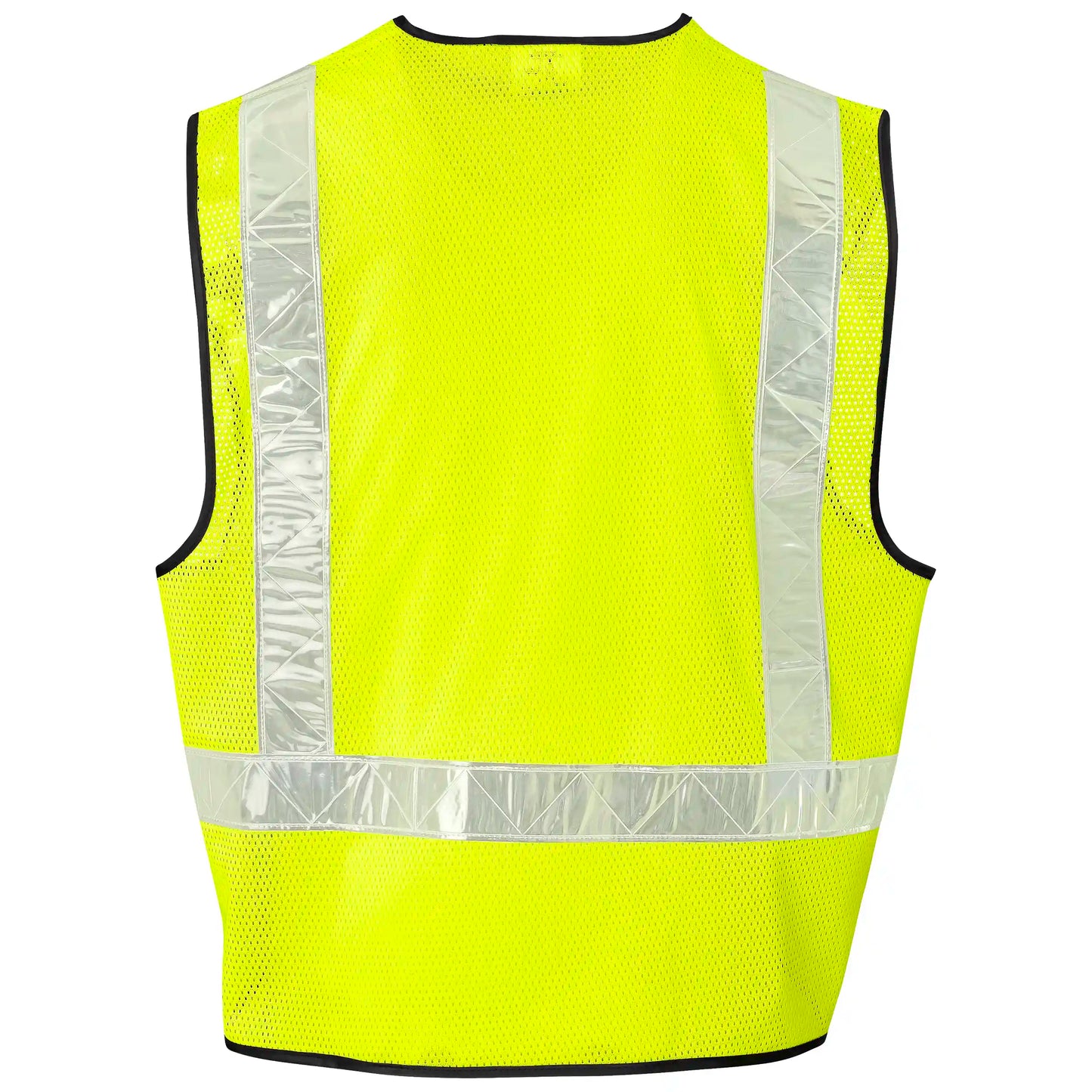 Airport hi-viz reflective full zip vest