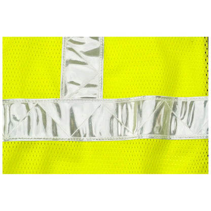 Airport hi-viz reflective full zip vest