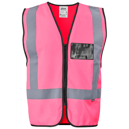 Direction En4 hi-viz reflective full zip vest