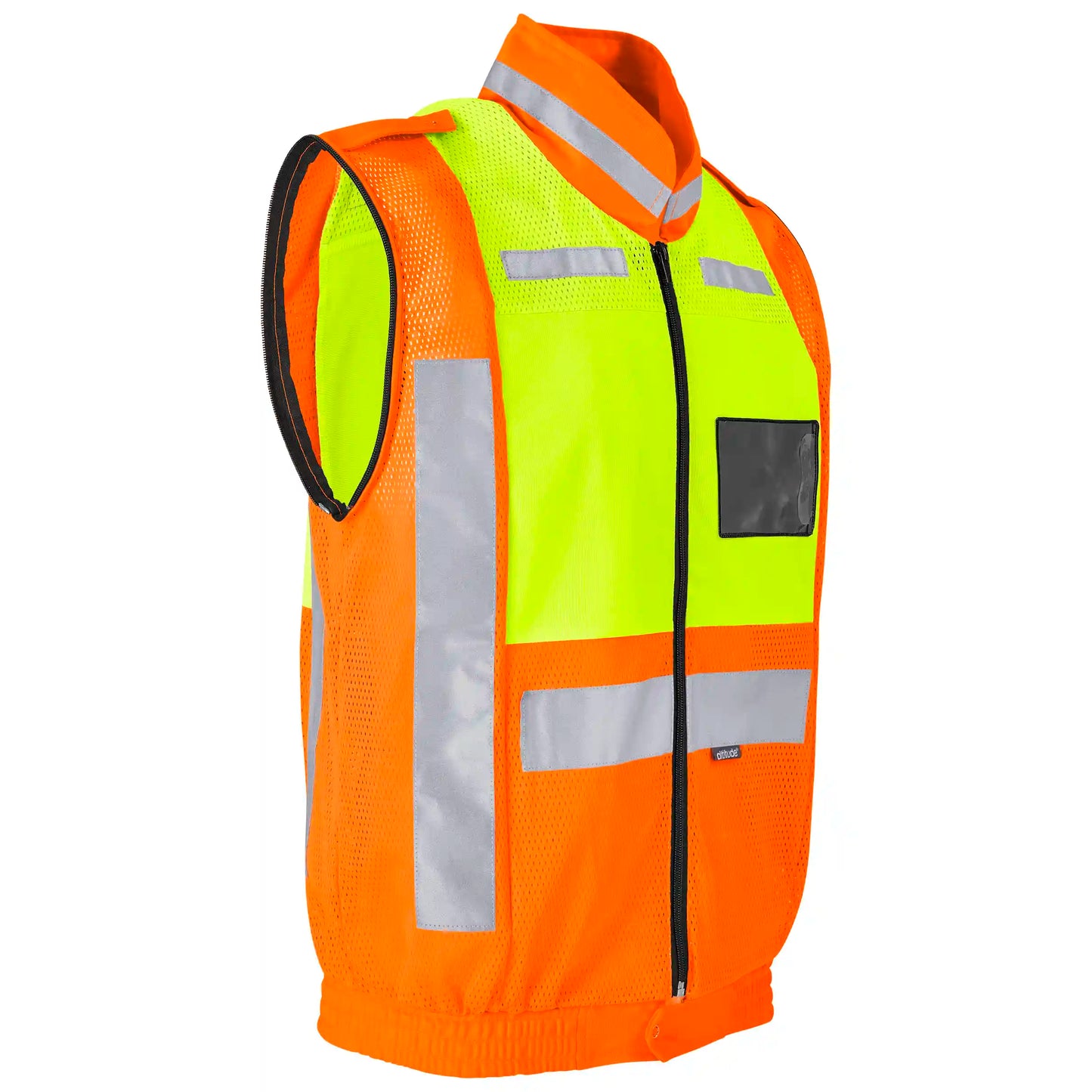 Metro two-tone hi-viz reflective zip-off jacket