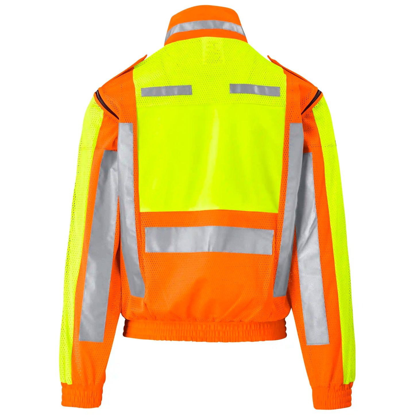 Metro two-tone hi-viz reflective zip-off jacket