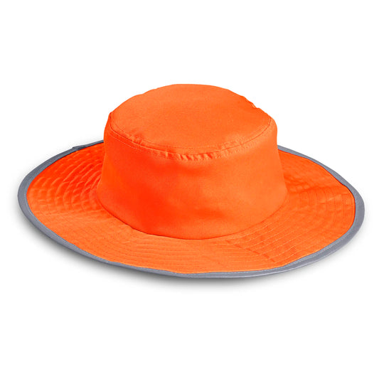 Roadside hi-viz reflective hat