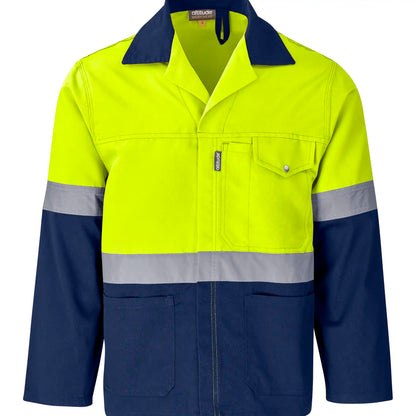 Traffic premium two-tone hi-viz reflective jacket